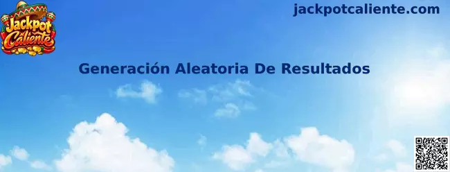 Representación informativa de la generación aleatoria de resultados en juegos de Jackpot Caliente